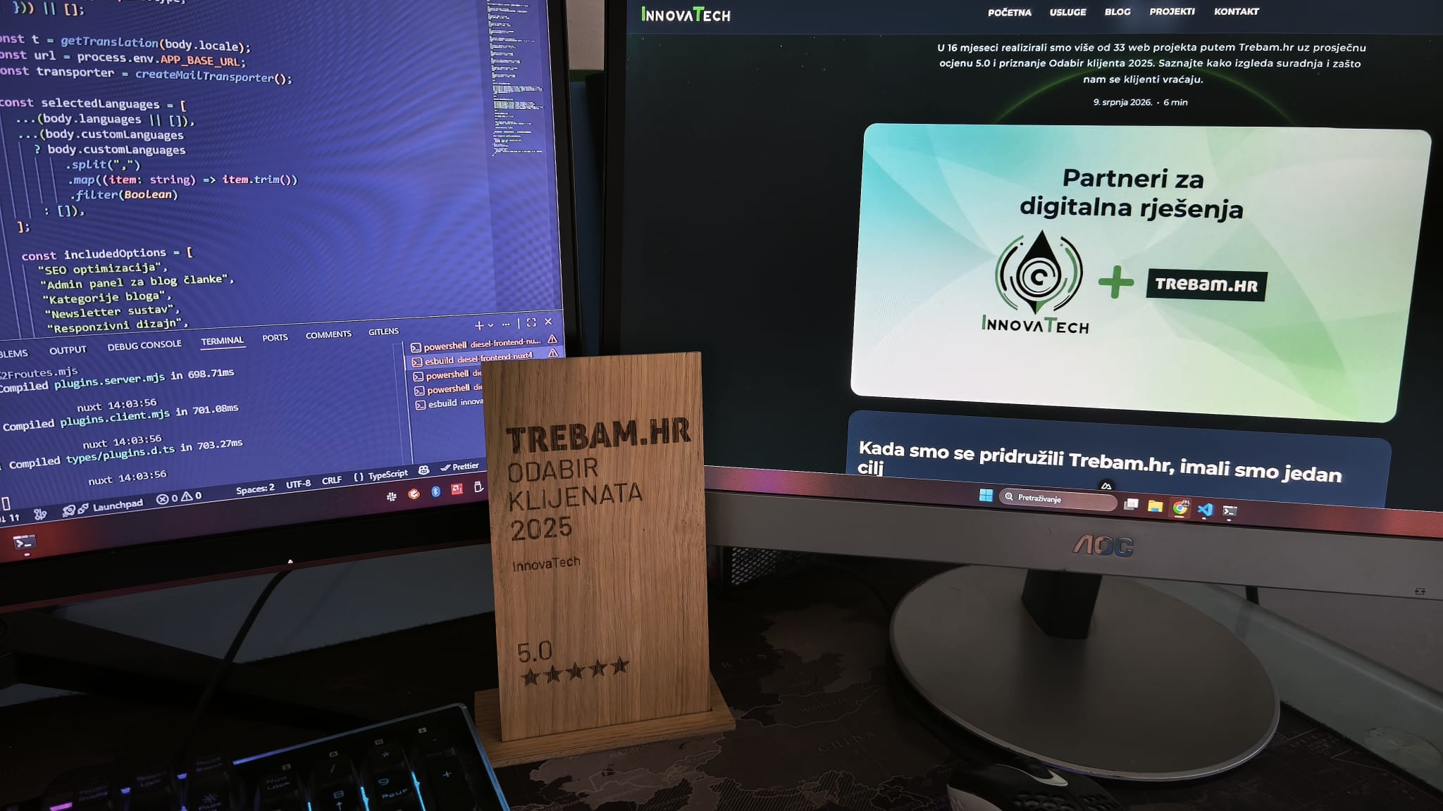 Kako smo preko Trebam.hr izradili više od 33 web projekta – ocjena 5.0